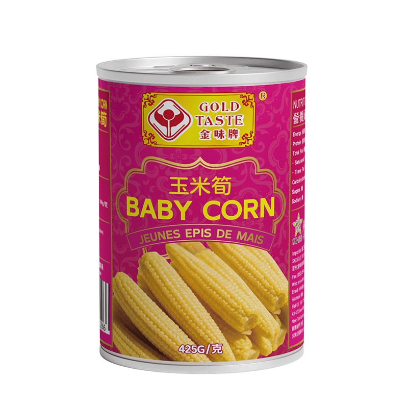 金味牌原條玉米筍 425G