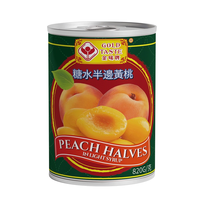 金味牌糖水半邊桃 850G