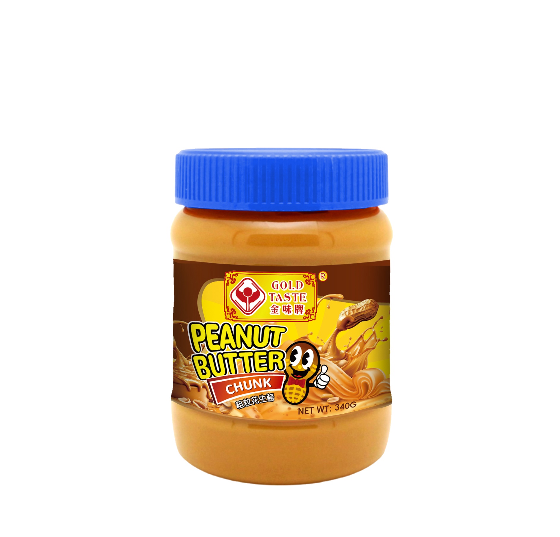 金味牌花生醬 (粗粒) 340G