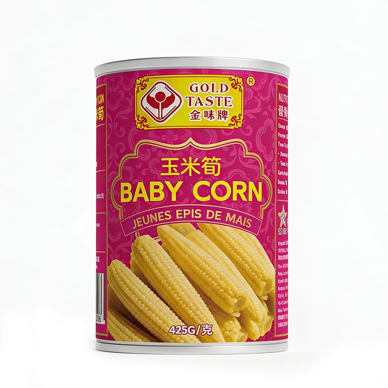 金味牌原條玉米筍 425G